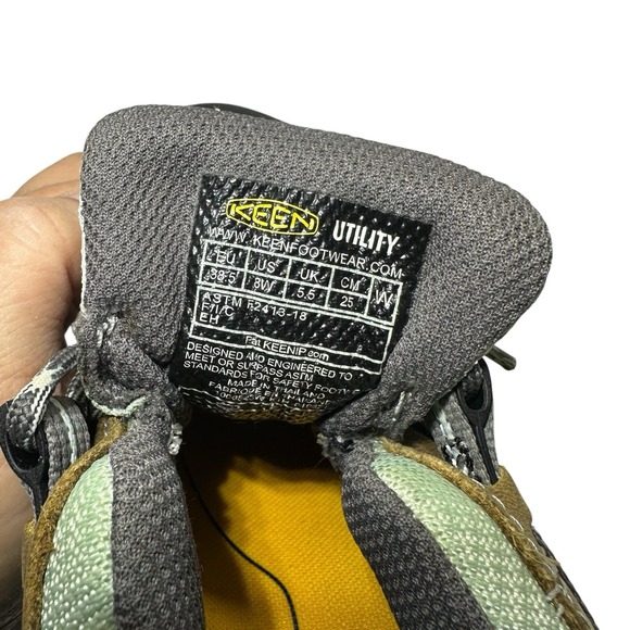 KEEN Utility Women Flint Low Steel Toe Non Slip Reflective Work Shoe 8W NEW $140 - Picture 7 of 11